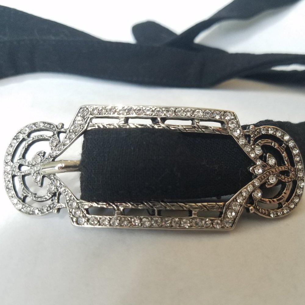 Evening Belt Rhinestone Costume Pin Belt Art Deco